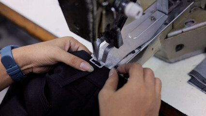 Jeans factories are producing large quantities.	
