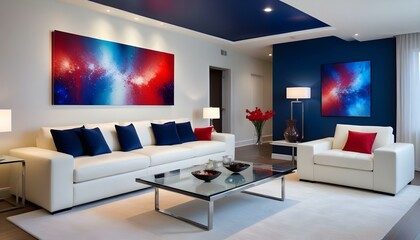 Photo interior modern design room 3d illustration