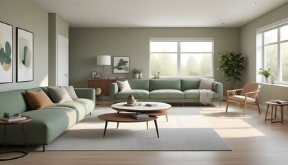 Photo interior modern design room 3d illustration