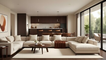 Photo interior modern design room 3d illustration