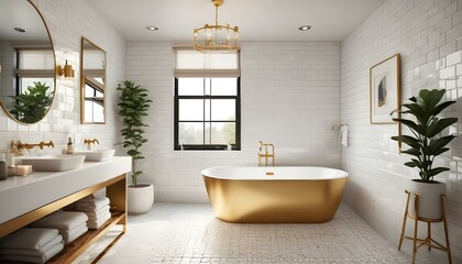 Photo interior modern design room 3d illustration