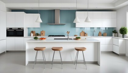 Photo interior modern design room 3d illustration