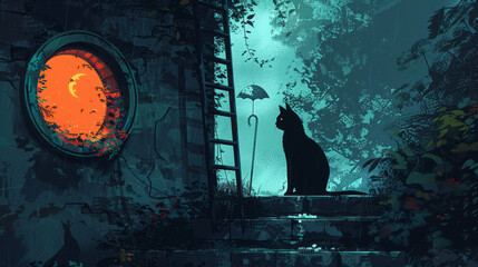 black cats bring bad luck, especially on Friday the 13th, is a superstition rooted in medieval Europe. They were often associated with witches and considered omens of misfortune.