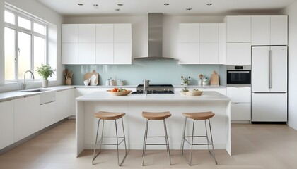 Fototapeta premium Photo interior modern design room 3d illustration