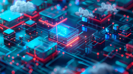 Fototapeta premium hardware, software abstract background