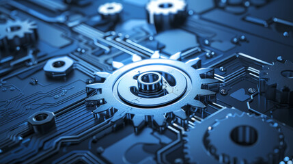 Fototapeta premium hardware, software abstract background