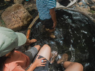 Childhood Curiosity: Exploring Nature's Watery Playground