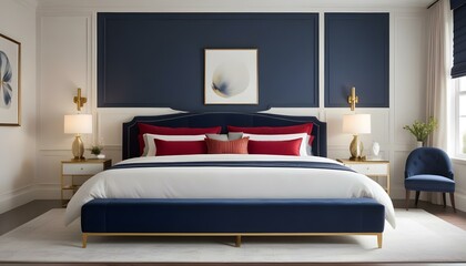 Photo interior modern design room 3d illustration