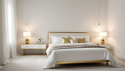 Photo interior modern design room 3d illustration