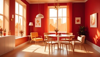 Photo interior modern design room 3d illustration