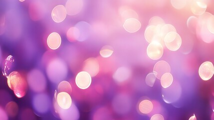 Obraz premium Blurry bokeh lights with pink and purple