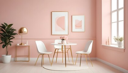 Photo interior modern design room 3d illustration