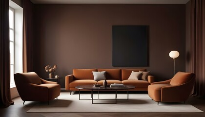 Photo interior modern design room 3d illustration