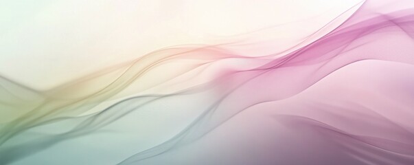 Abstract Pink and Green Waves Background.