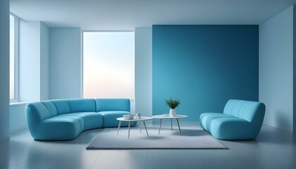 Photo interior modern design room 3d illustration