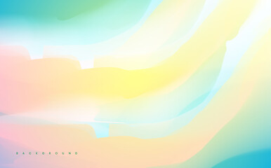 abstract soft wave pastel color background