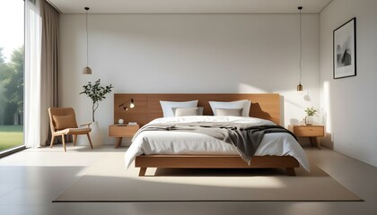Photo interior modern design room 3d illustration