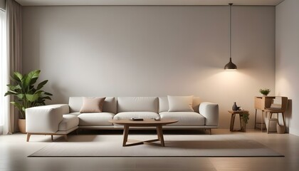 Photo interior modern design room 3d illustration