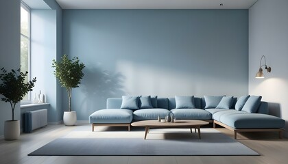 Photo interior modern design room 3d illustration
