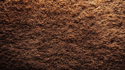 Close-up texture of soft brown fluffy fabric.