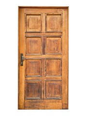 Isolated door image for design