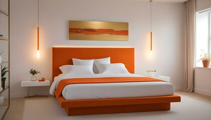 Photo interior modern design room 3d illustration