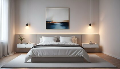 Photo interior modern design room 3d illustration