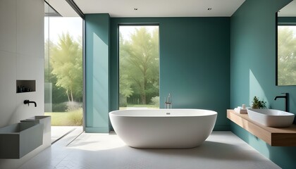 Photo interior modern design room 3d illustration