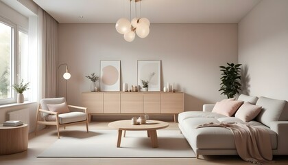 Photo interior modern design room 3d illustration