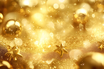 Gold Chrismas Background