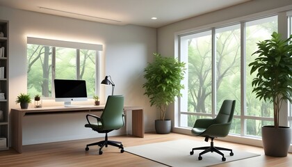 Photo interior modern design room 3d illustration