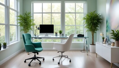Photo interior modern design room 3d illustration