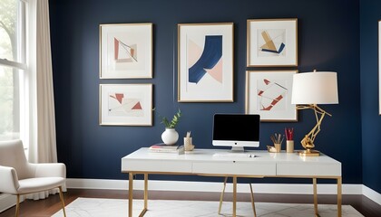 Photo interior modern design room 3d illustration