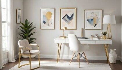 Photo interior modern design room 3d illustration