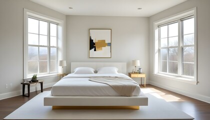 Photo interior modern design room 3d illustration
