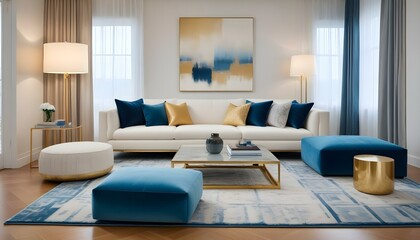 Photo interior modern design room 3d illustration