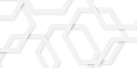 Abstract geometric vector seamless pattern digital technology white background.	