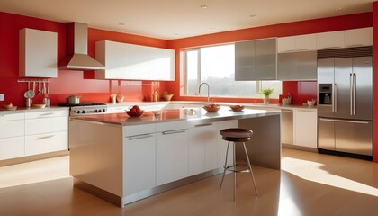 Photo interior modern design room 3d illustration