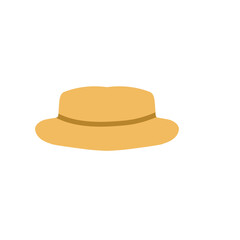 straw hat vector