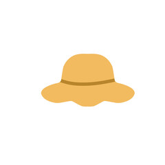 straw hat vector