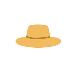 straw hat vector