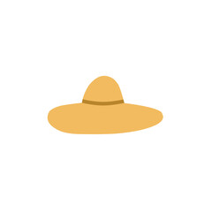 straw hat vector