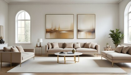 Photo interior modern design room 3d illustration