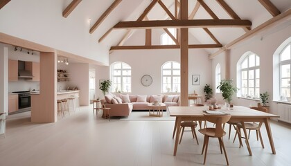 Photo interior modern design room 3d illustration