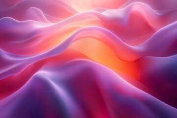 Fototapeta premium An abstract design of flowing harmonious shapes and colors symbolizing emotional balance and tranquility