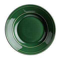 Green plates isolated on a transparent background png file no background_1 png file