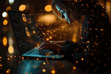 Les hommes d'affaires utilisent la technologie d'intelligence artificielle IA pour am&eacute;liorer l'analyse des donn&eacute;es sur l'efficacit&eacute; du travail et des outils efficaces. Lib&eacute;rer le potentiel de travail 