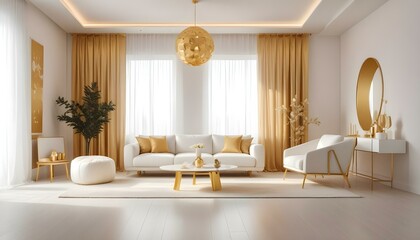Photo interior modern design room 3d illustration