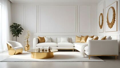 Photo interior modern design room 3d illustration