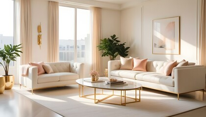 Photo interior modern design room 3d illustration